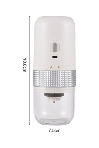 Ulzyvf Taşınabilir Usb Şarjlı Kahve Değirmeni - 200ml, 13w, Seyahat & Ofis İçin Siyah Siyah