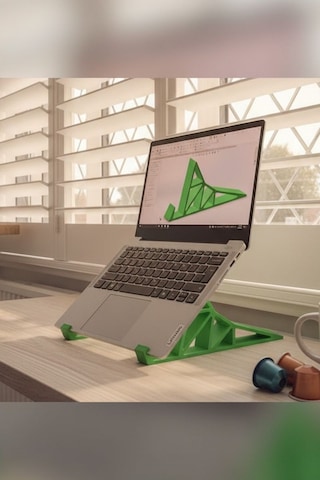 Ergonomik Laptop Standı Yeşil