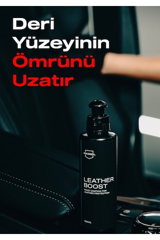 Nasiol Leatherboost Araç Ev Ofis Deri Yüzeyler için Nano Kaplama Deri Bakımı 1 Yıl Dayanım 150 ML