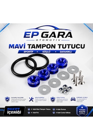 Üniversal Mavi Tampon Tutucu Sportif Ve Güçlü Tasarım