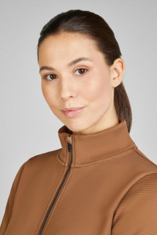 Eskadron Heritage 24 Kadın Fermuarlı Sweatshirt Kahverengi