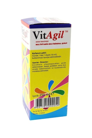 Vitagil Multivitamin Şurup 250 Ml