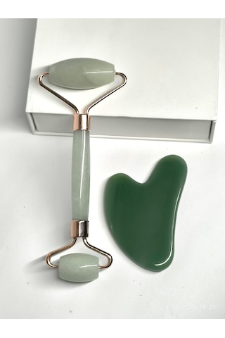 Aventurin Gua Sha &roller Set