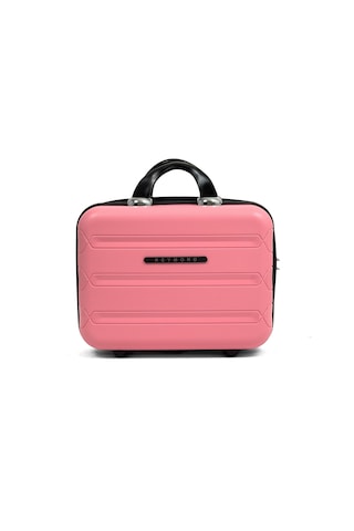 Reymond Luggage Lucas Polipropilen Kırılmaz Valiz - Hafif Sert Kabuklu Bavul, Makyaj Valizi - Smgstk53f121b7a0 Pembe
