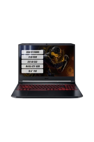 Acer Nitro 5 AN515-57-57Y5 NH.QEKEY.001 i5-11400H 8 GB 512 GB SSD GTX1650 15.6" Dos Dizüstü Bilgisayar