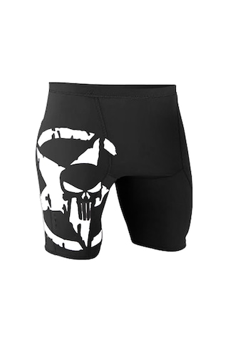 Dosmai Dijital Baskılı Punisher Tasarım Rashguard Şort Rgs320 Siyah