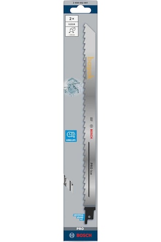 Bosch Pro S 1211 K 250mm 2'li Et-kemik İçin Panter Testere Bıçağı 2608652901
