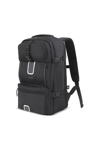 Mack Mce-1205 17.3" Explor 34l Eco Seyahat Sırt Çantası Bej - Siyah