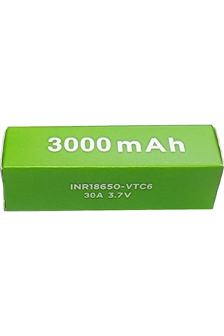 Sony - Murata 18650 VTC6 Şarjlı Pil - 3.7V - 3000Mah - 1 Adet