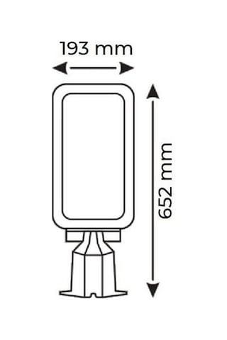 Helıos 300w Beyaz Sensörlü Kumandalı Solar Sokak Armatürü - Beyaz Işık 6500k Hs-3869