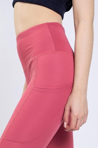 Snc Kadın Yüksek Bel Kapri Yoga Tayt, Polyester Spandeks, Toparlayıcı Özellikli, Cepli, Siyah, Spor Ve Günlük Kul Altın