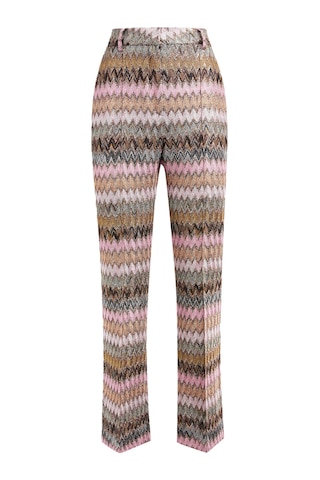 Missoni Zigzag Desenli Lame Viskon Karışımlı Kısa Pantolon Kahverengi