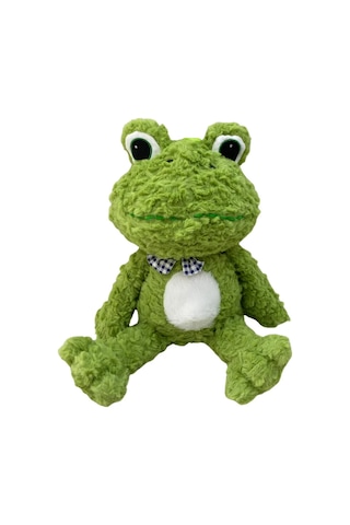 Oyuncak Peluş 30 Cm Sevimli Kurbağa Ultra Yumuşak Sarılmalık Peluş Kurbağa Yeşil