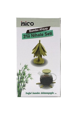Standlı Ağaç Model 2pcs Ahşap Bambu Katlanır Nihale Yapraklı Çiçek Modeli Çap: 20cm Bx40 Çok Renkli