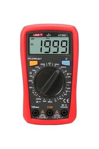 Unit Ut 33d+ 600v 10a Dijital Multimetre Unit Ut 33d+ 600v 10a Dijital Multimetre