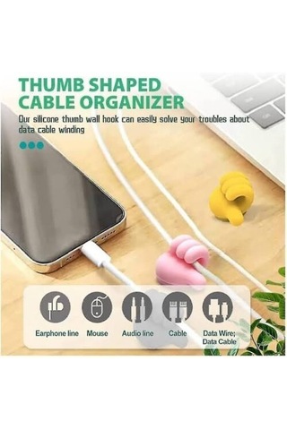 El Şeklinde Kablo Tutucu 30 Adet-9073662951028hkn