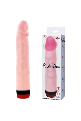 Truva Shop Rocking Dong Titreşimli 21 Cm Realistik Vibratör Gerçekçi Penis