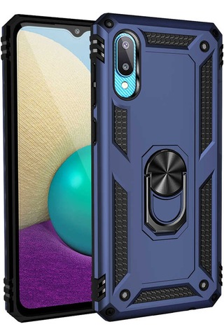 Zore Galaxy Uyumlu A02 Kılıf Vega Kapak - Mavi Mavi