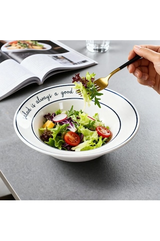 Fecra Pure Salata Tabağı 29 Cm Beyaz