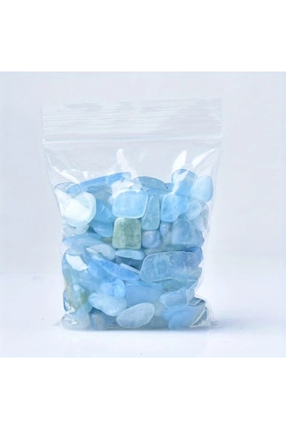 Willowhaven 100g Akuamarin 8-12mm Doğal Kristal Çakıl Takı Ve Dekorasyon