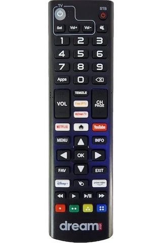 Dreamstar Universal Akıllı Android Box İ3 Kumanda Led Lcd Uyumlu