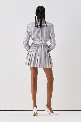 Sagaza Studio Ss6164 Mini Elbise Gri