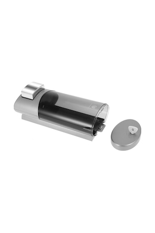 Ulzyvf Duvar Tipi Manuel Sabunluk - 500ml Şampuan & Sıvı Sabun Dispanseri Abs+pc Cam Gümüş Gümüş