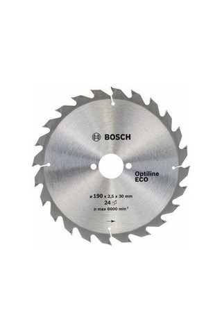 190 X 30 Mm Daire Testere, 24 Diş İle Hassas Kesim Özellikleri