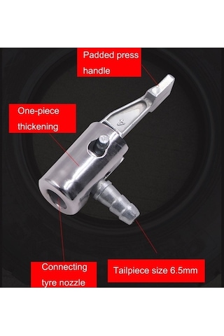 Fastbuy 2 Adet Araç Pompa Boru Bağlantısı, Lastik Ağız, Hızlı Bağlantı, Şişme Pompa Döndürme Aksesuarı Diğer