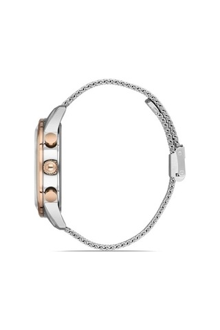 Ferro Gümüş Hasır Kordon Erkek Kol Saati Fm11039c-e3 Rose Gold - Gümüş