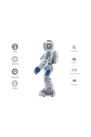 İnteraktif Şarjlı Akıllı Robot Uzaktan Kumandalı - Mavi Su Dünyası