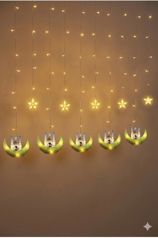 Ramazan Perde Led Işık 3 Metre Renkli