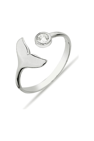 Argentum Concept - Balina Kuyruğu Motifli Gümüş Yüzük - Y011701