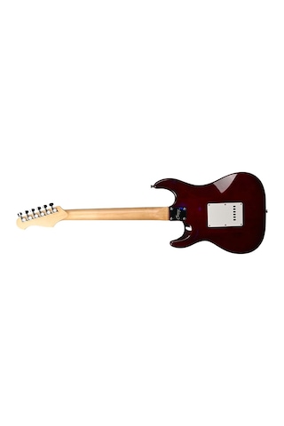 Guson Superstrat Hss Elektro Gitar Quilted Kırmızı
