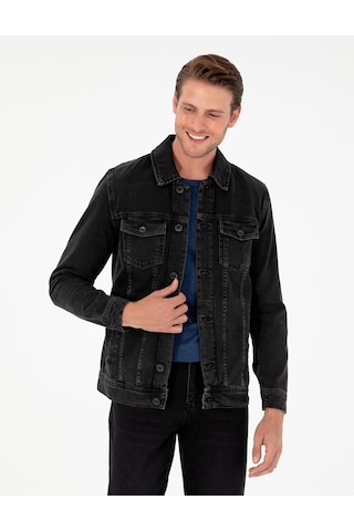 Pierre Cardin Erkek Siyah Ceket Denim 50292102-vr046 Siyah Siyah