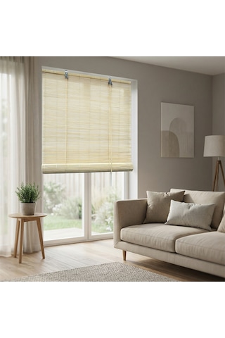 Koçtaş Opp Ahşap Stor Perde Bej 120 x 180
