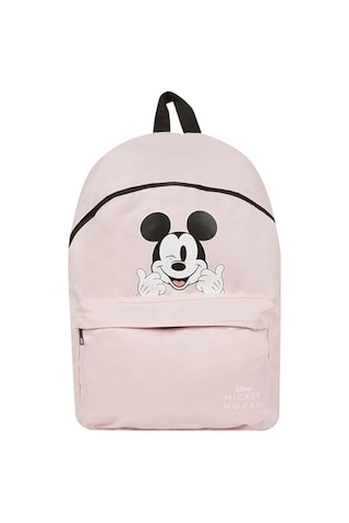Kadın Unisex Disney Mickey & Minnie Okul Sırt Çantası, Pembe, Tek Beden Genel