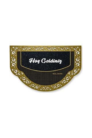 M&h Quality 98 Dekoratif Siyah Kapı Önü Paspası Hoş Geldiniz Yazılır Yıkanabilir Toz Alıcı Halı Kapı Önü Çok Renkli