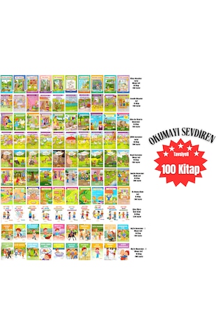 1.sınıflar İçin Tavsiyeli Okumayı Hızlandıran Sevdiren 100 Kitap