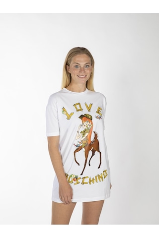 Moschino MOSCHINO Kadın Elbise M75C2368 Beyaz
