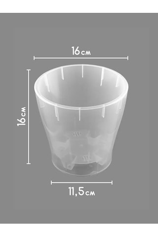 Al'ternativa Orkide Saksısı 2,2 L 3 Adet 163659180