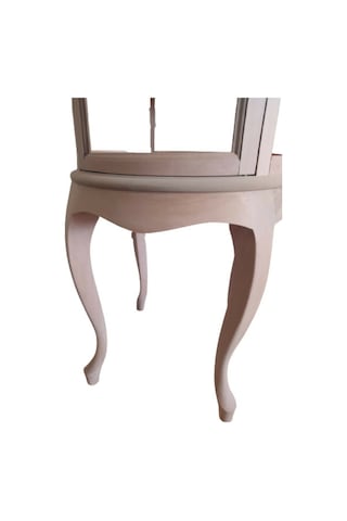 Bengimobilya Gümüşlük Yuvarlak Model 120 Cm Ham Kayın Lükens Aslan Ayak İtina