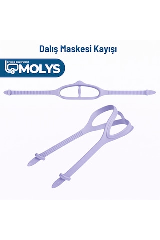 Molys Dalış Maskesi Kayışı Lila