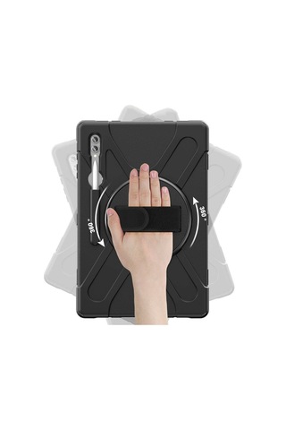 Samsung Galaxy Uyumlu Tab S9 Ultra Sm-x910 Defender Askılı Zırhlı Tank Case