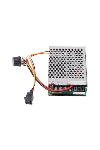 10v-55v 40a Pwm Fırçalı Dc Motor Sürücü Cw Ccw Ters Hareket Anahtarlı Ve Led Ekranlı