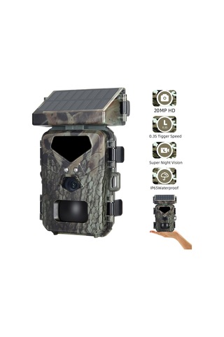 Hallow-20mp/1080p Avcılık Kamera 0.3s Tetik Hızı Gece Görüş Kamuflaj