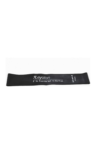 Leyaton Latex Aerobik Band 1.1 Mm Extra Sert Siyah