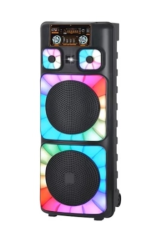 Ndr Dev Bluetooth Hoparlör Dev Kareoke Ses Sistemi 2 Mikrofonlu 5000w
