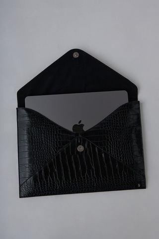 Suud Collection Siyah Loe Croco Çanta