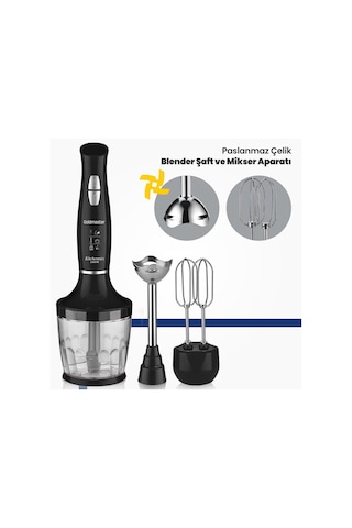 Goldmaster IN-6140S Kitchenmix 1000 W Blender Seti